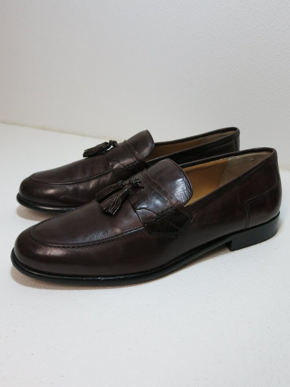 Johnston & Murphy Leather Dress Loafers Shoes Men's Footwear Moccasins Sz 11.5 M - Picture 1 of 7